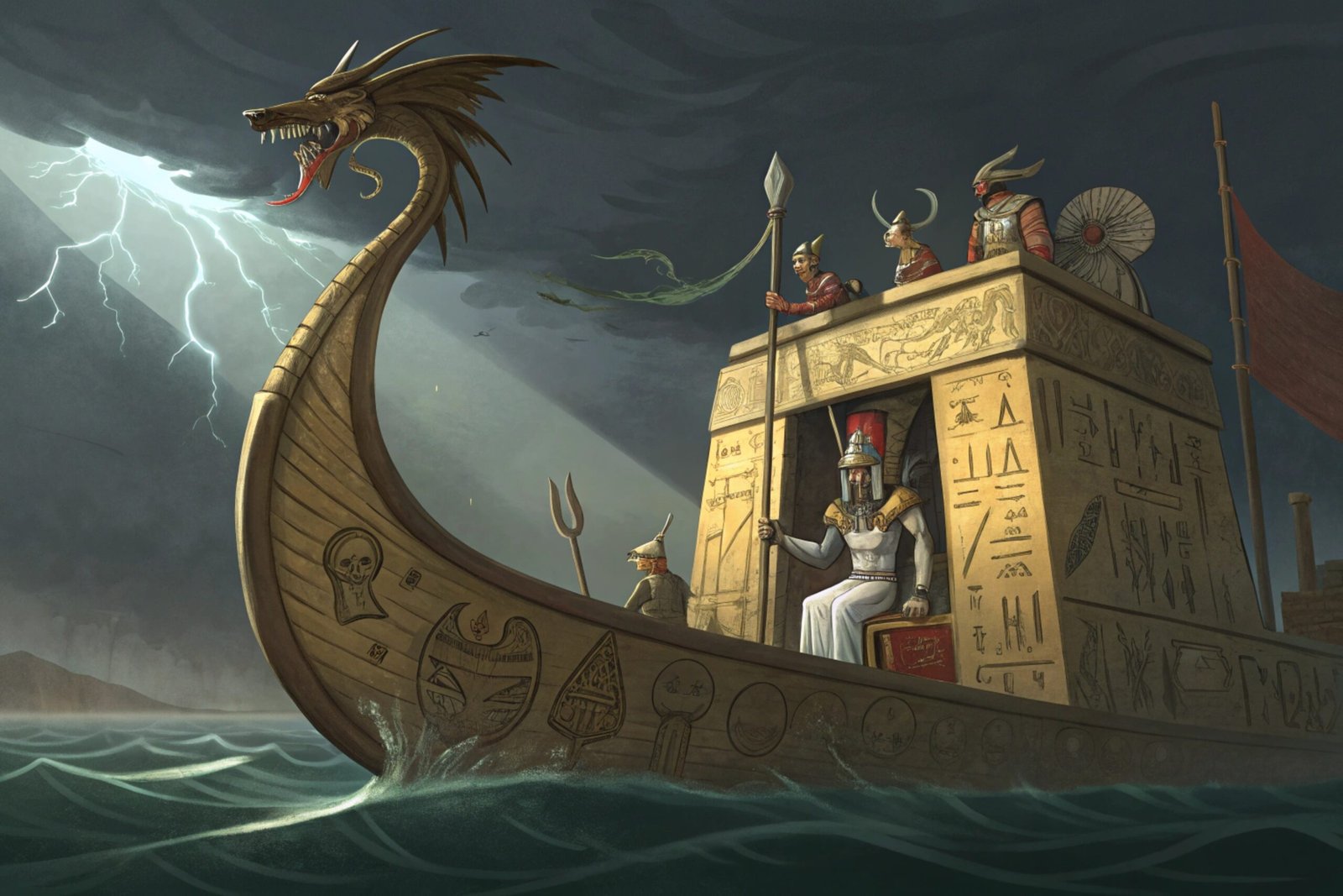 Ra's Solar Barge in Underworld