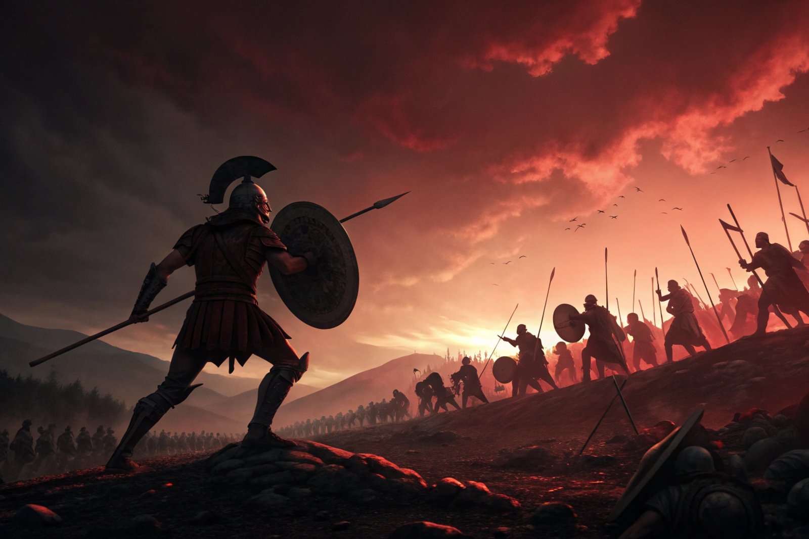 Spartans' Final Stand at Thermopylae