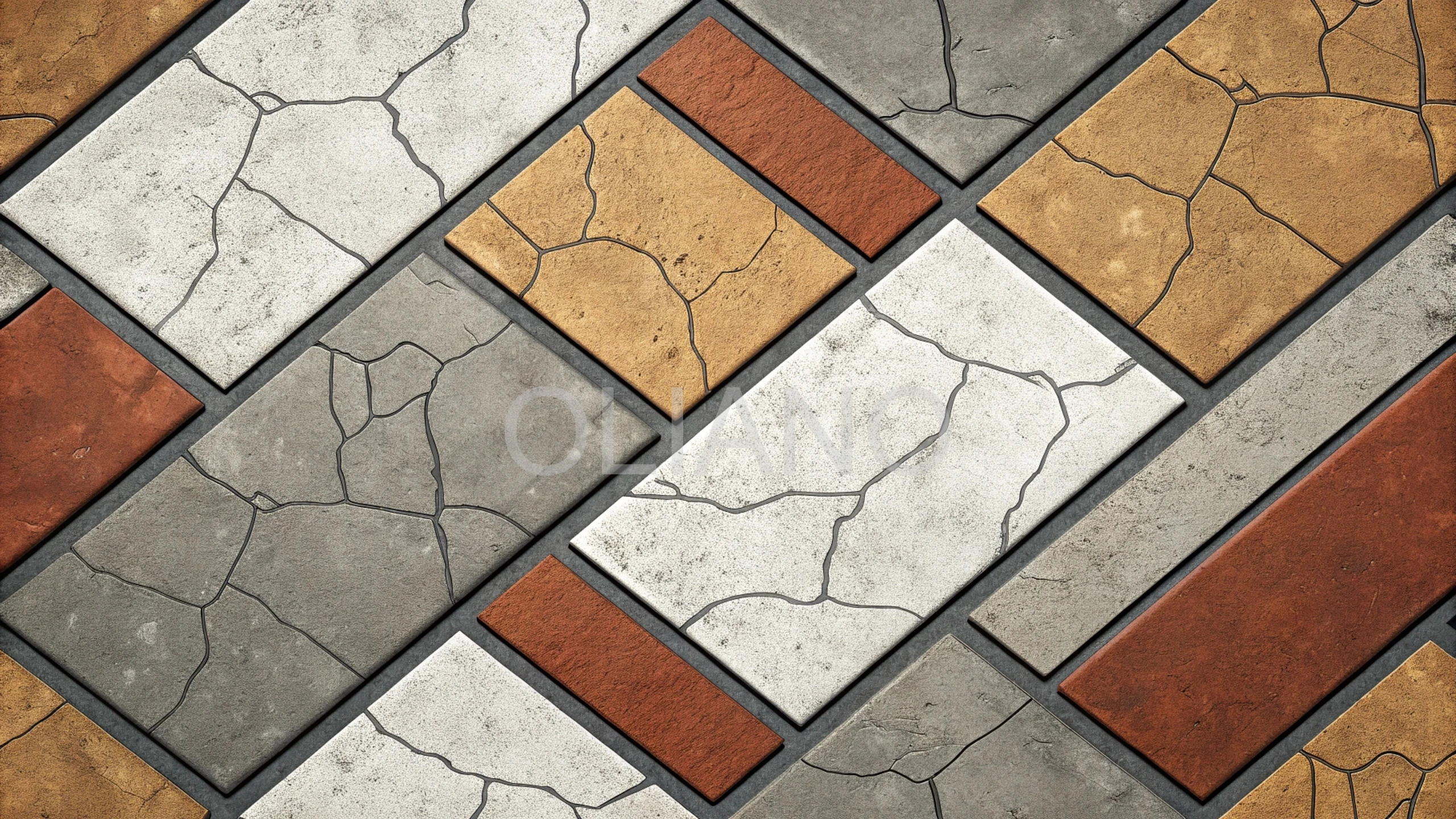 Stained Concrete Blocks