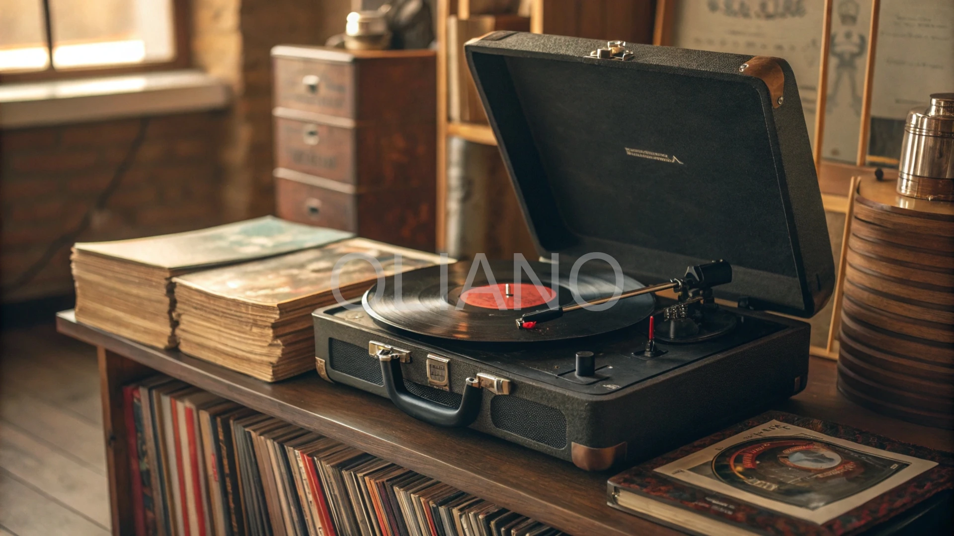 Classic record player