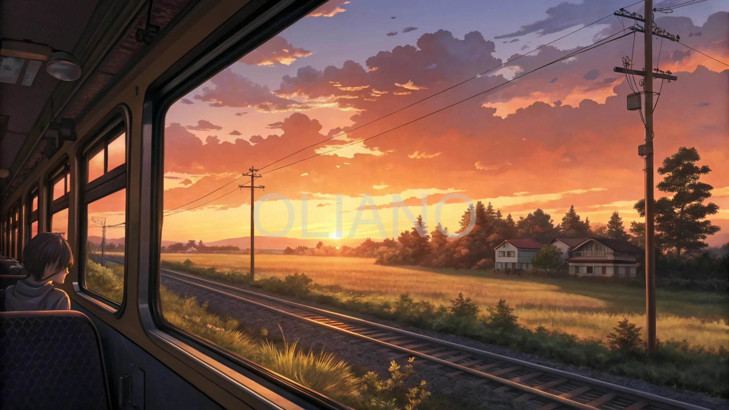 Sunset Train View