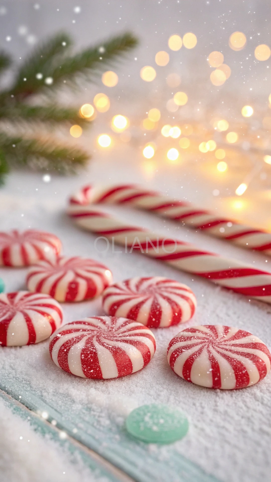 Soft candy cane pattern