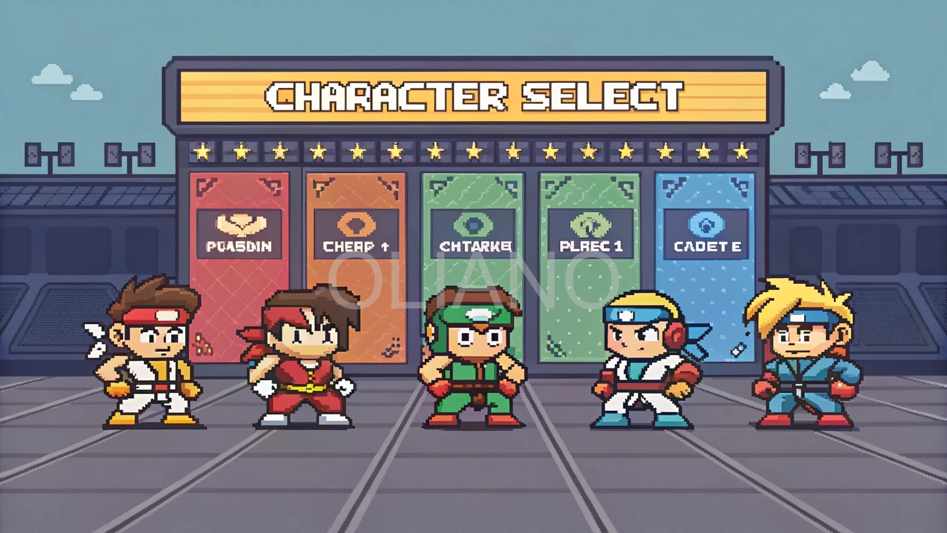 16-bit fighting select
