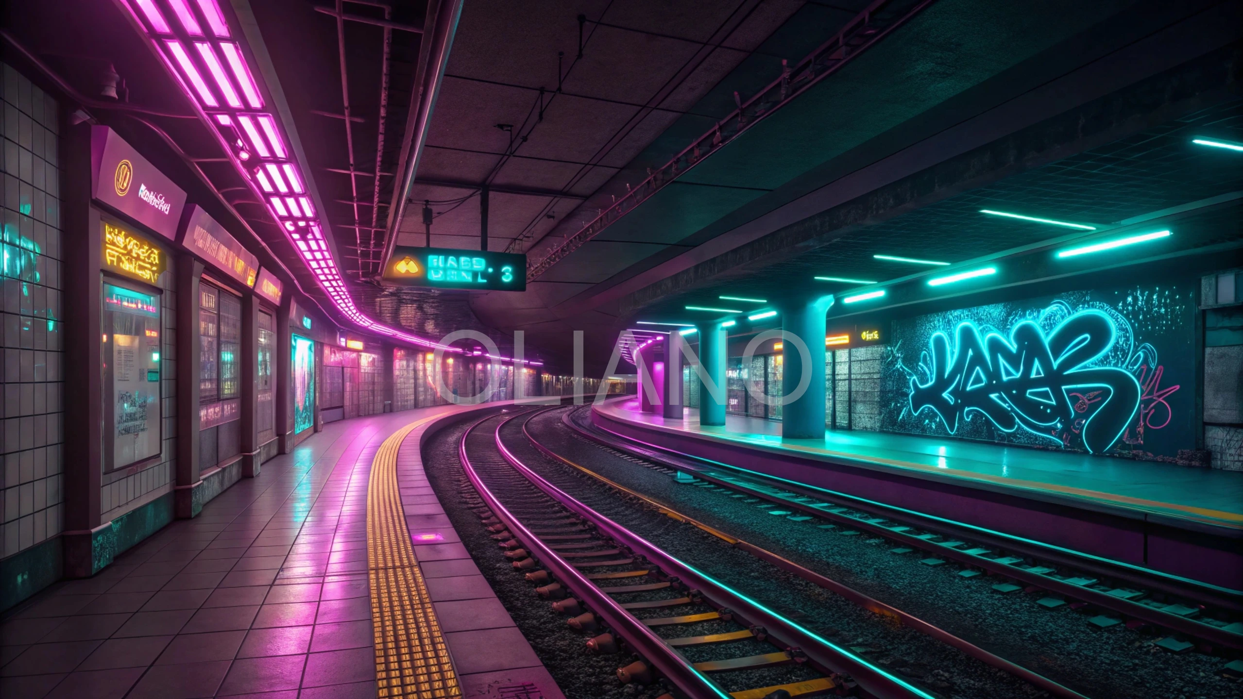 Neon Rendering Pack (5 files, 2560x1440)