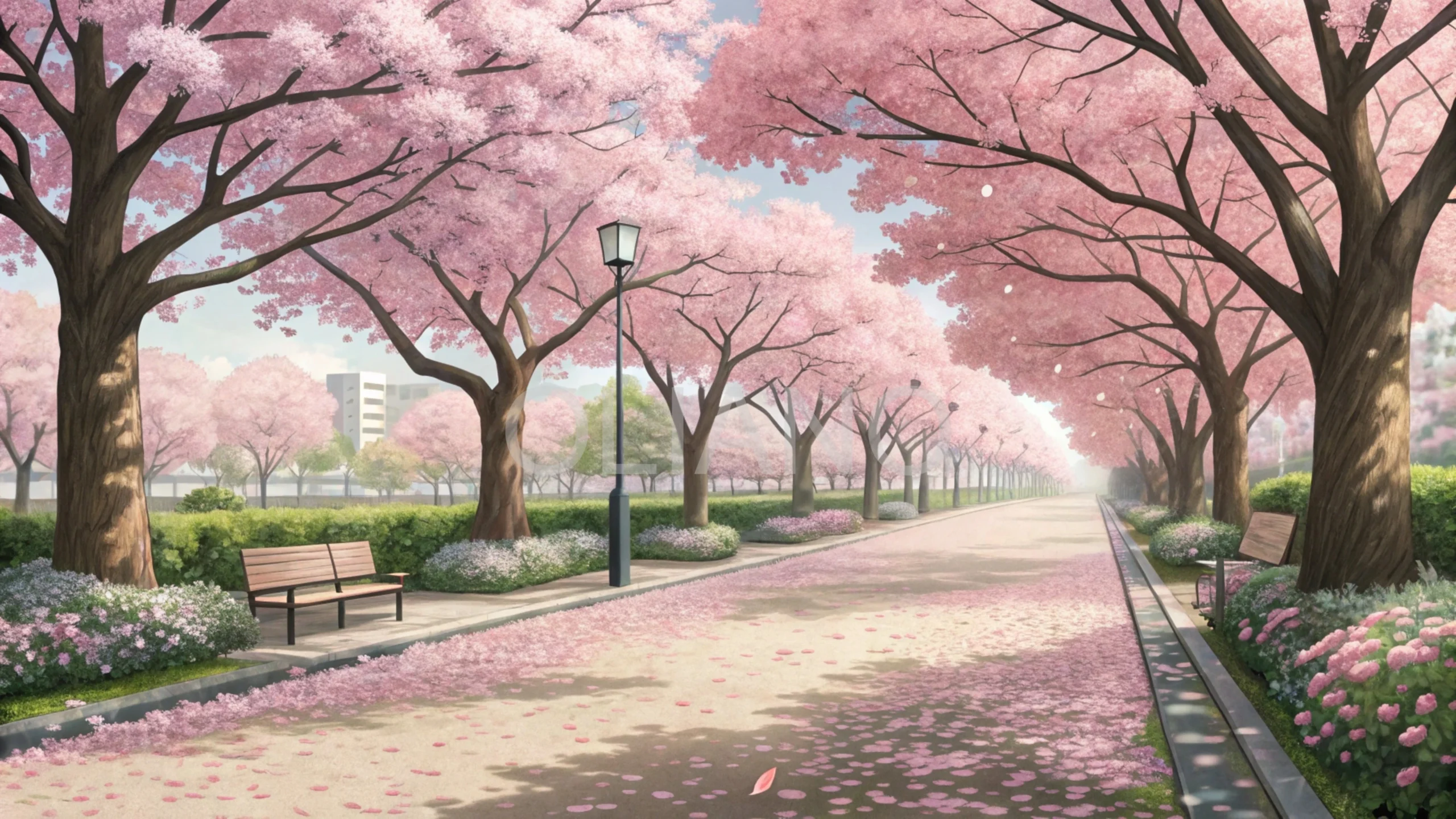 Cherry Blossom Pathway