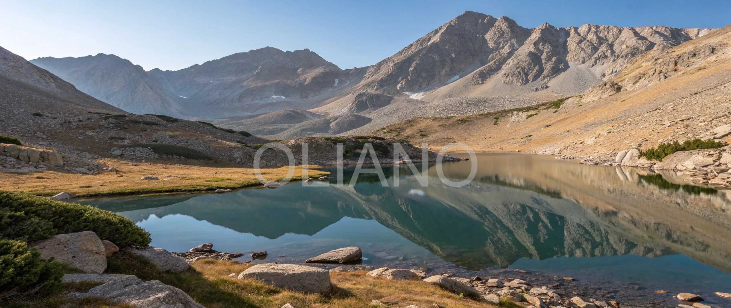 Isolated Tarn Reflection
