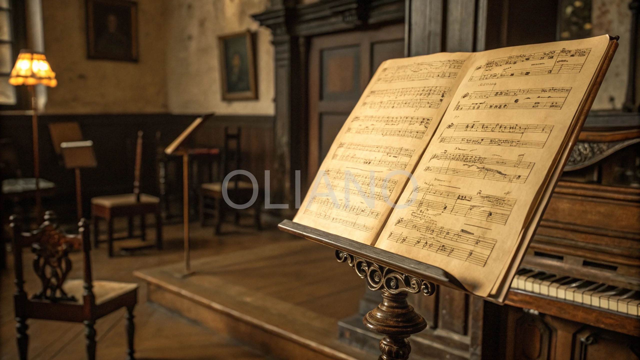 Classic music sheet stand