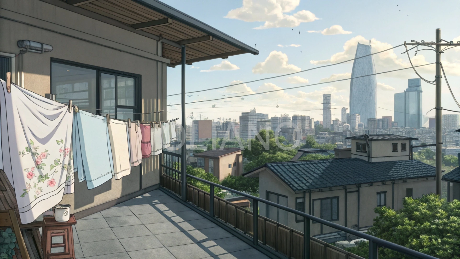 Rooftop Laundry
