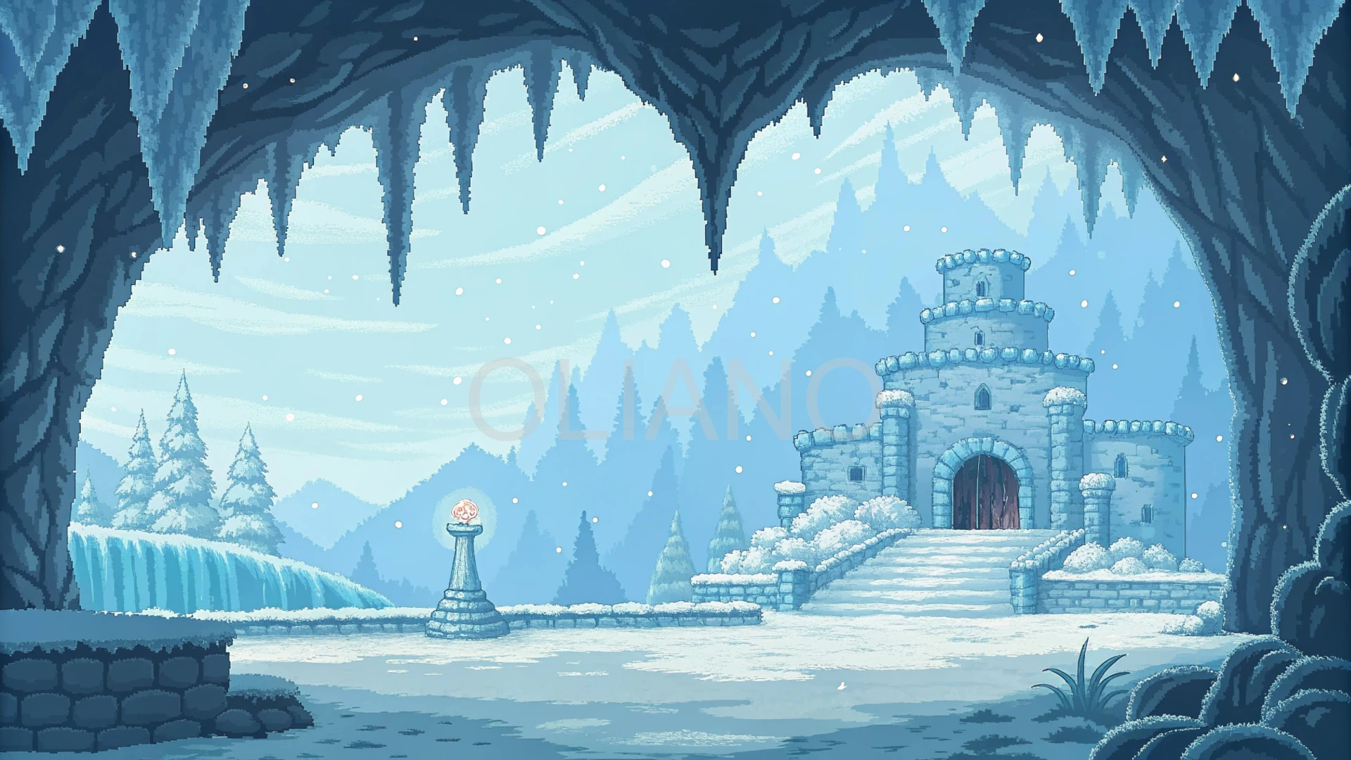 16-bit ice cave
