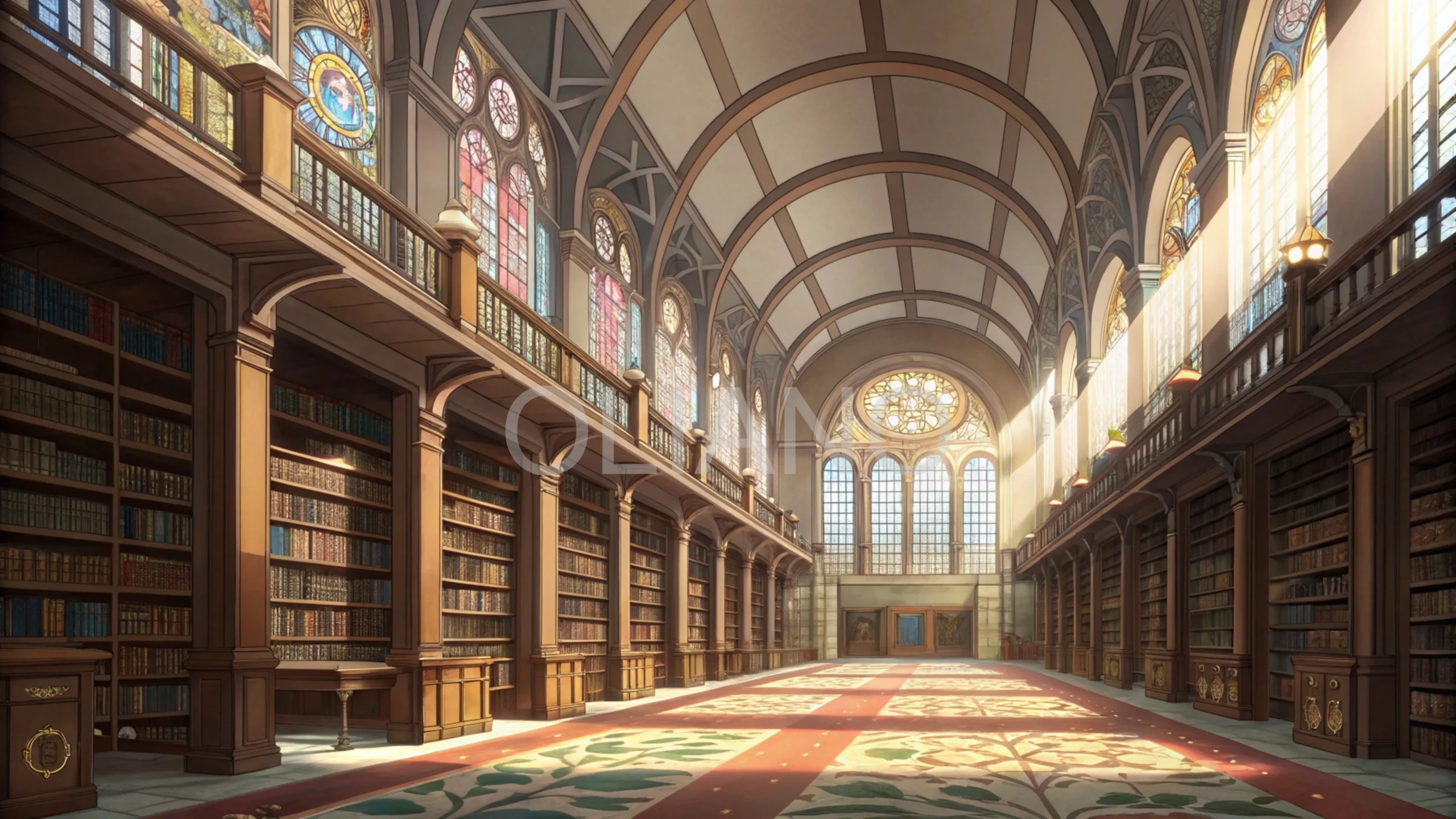 Stained-Glass Library