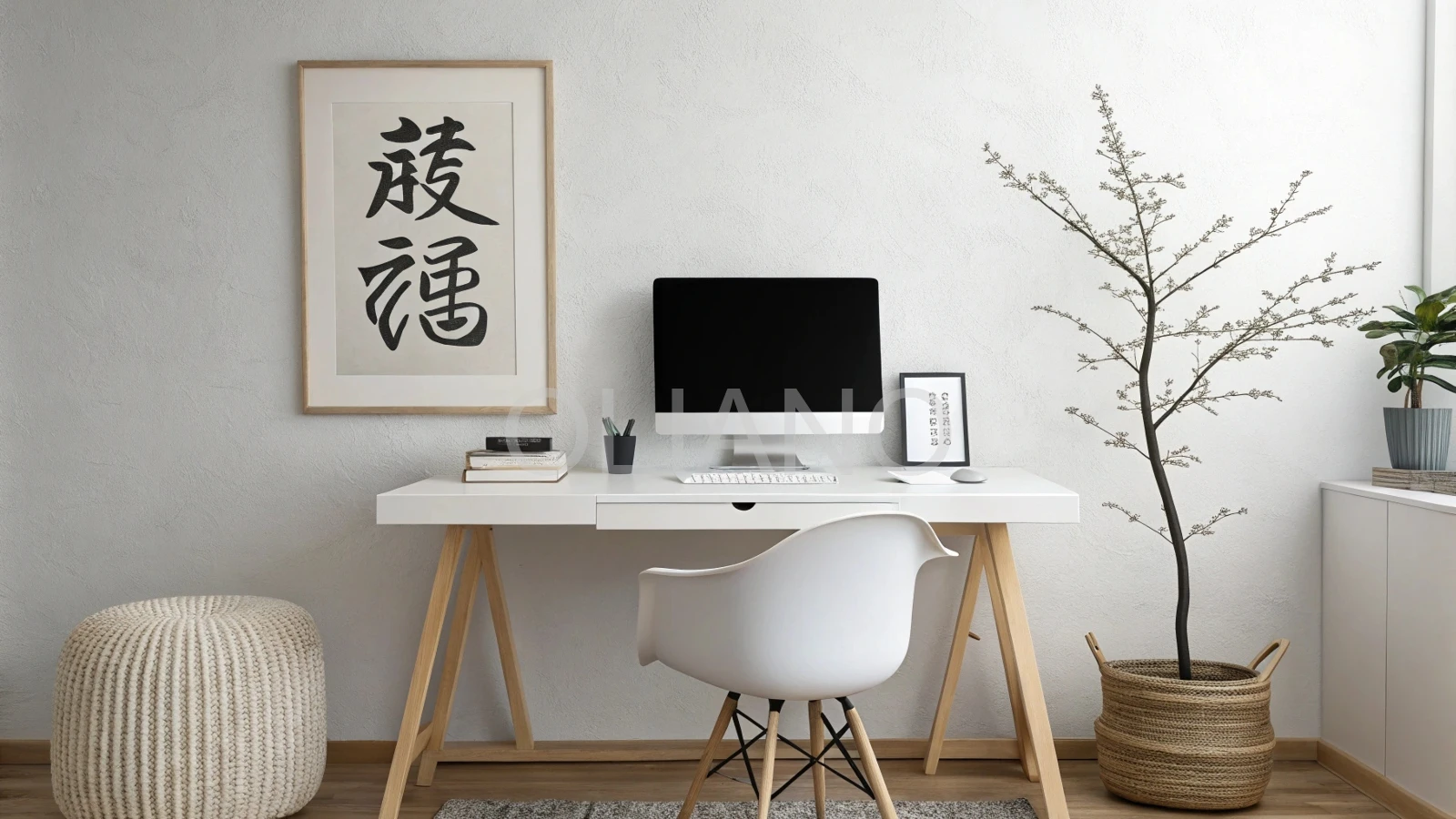 minimalist calligraphy art