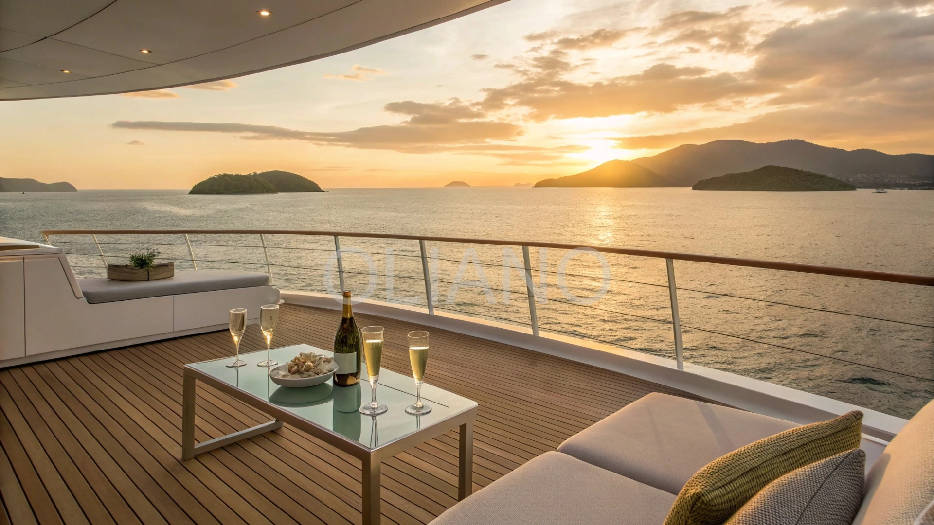 Sunset Yacht Serenity