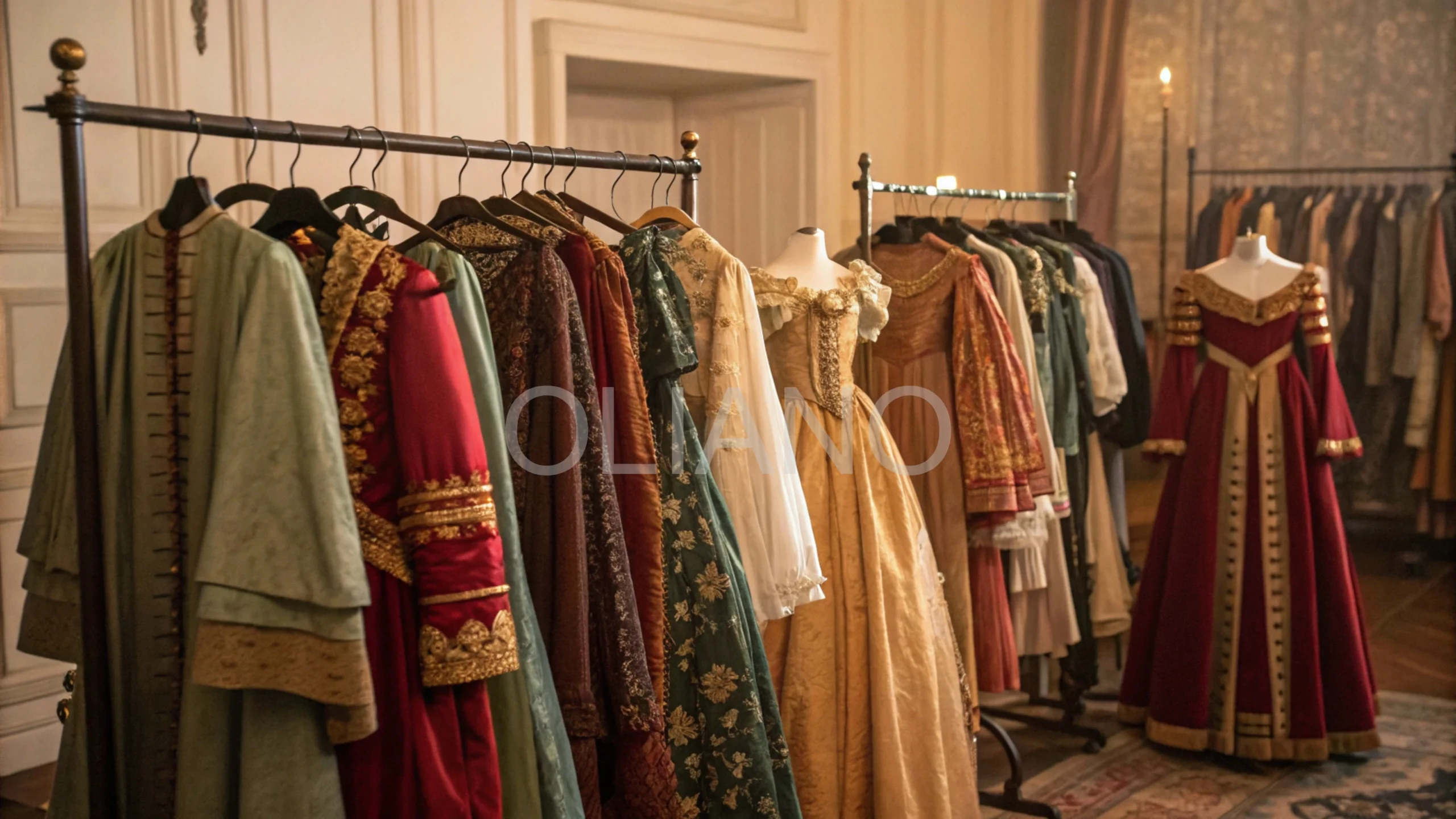 Vintage costume rack