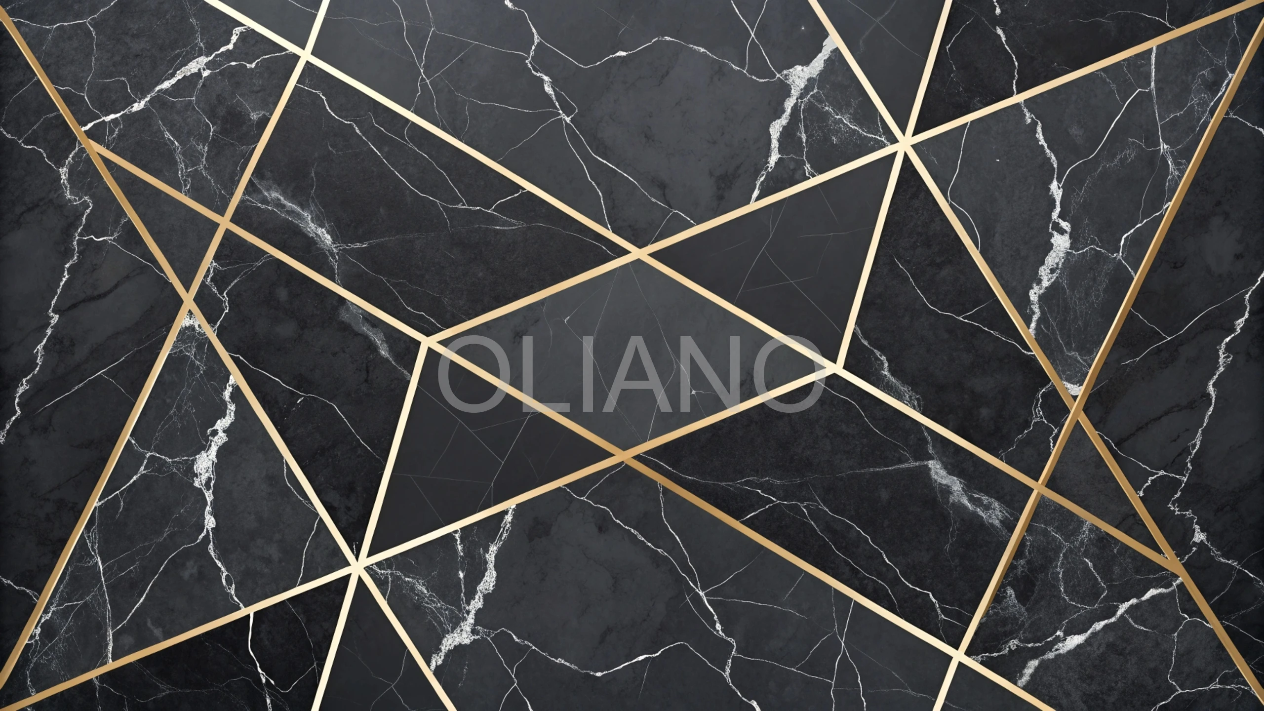 Polished Marble Veins