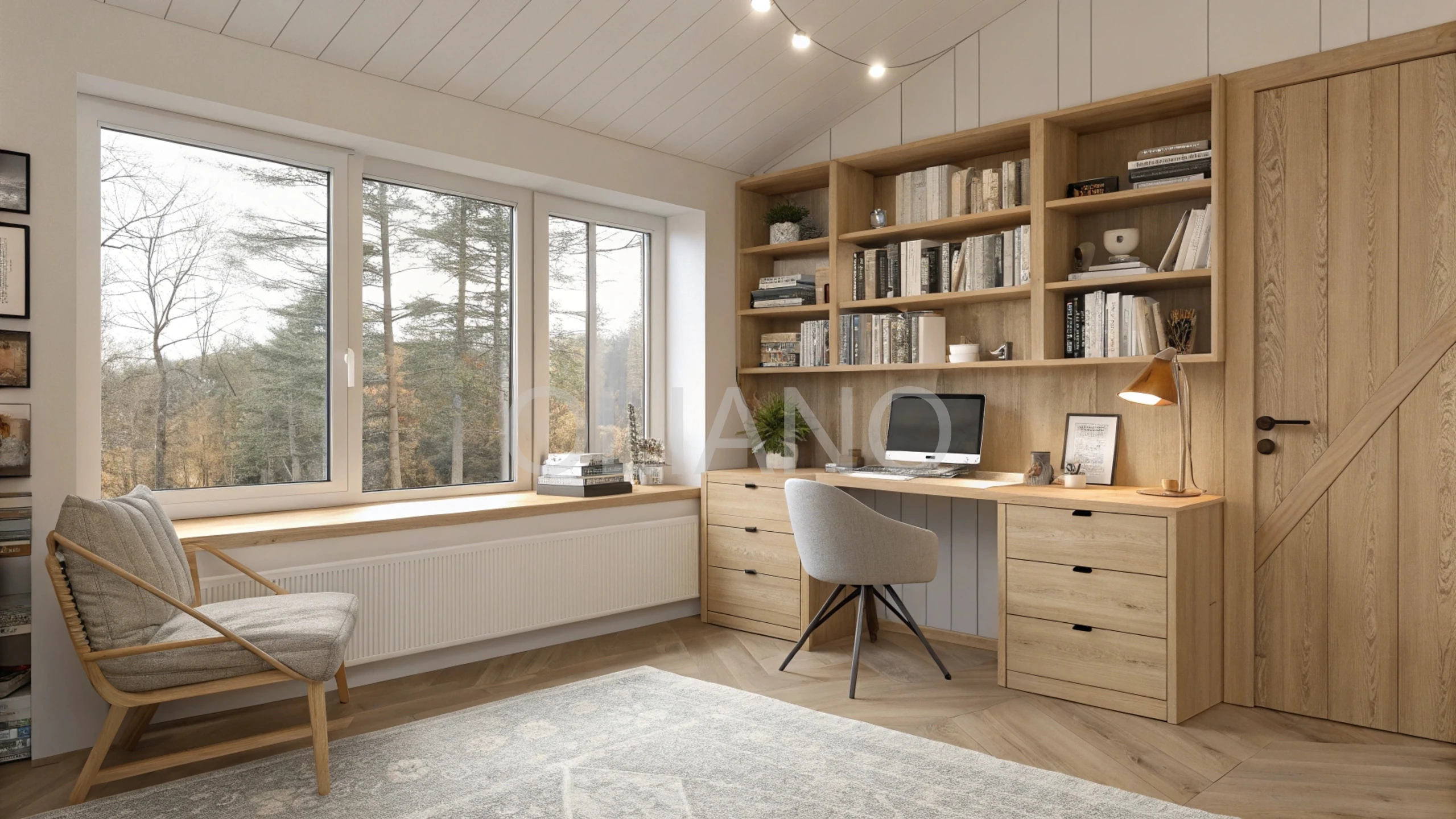 Scandinavian Minimalist Study
