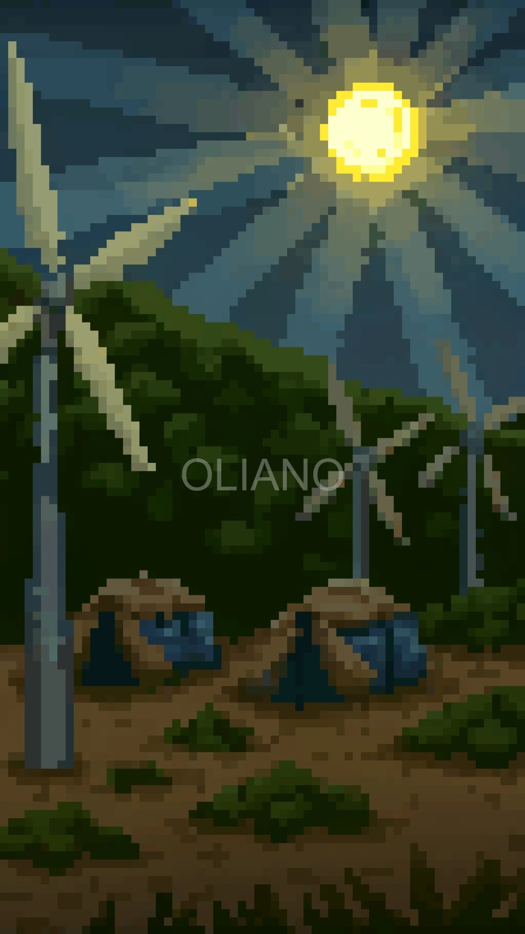 Desert Outpost Windmills