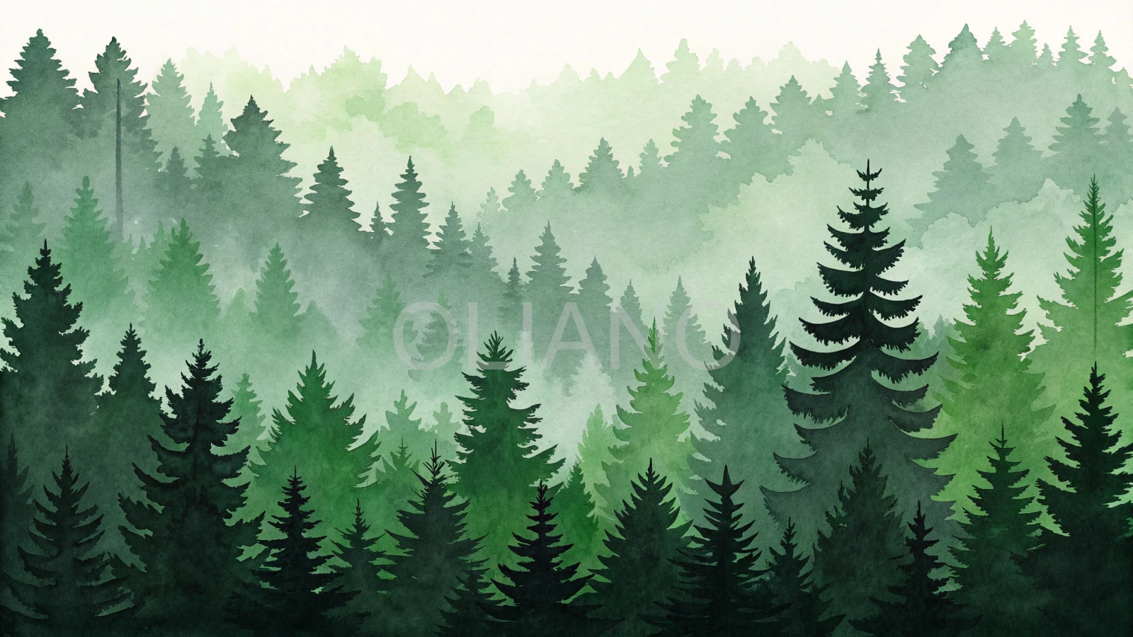 Deep forest green layered texture