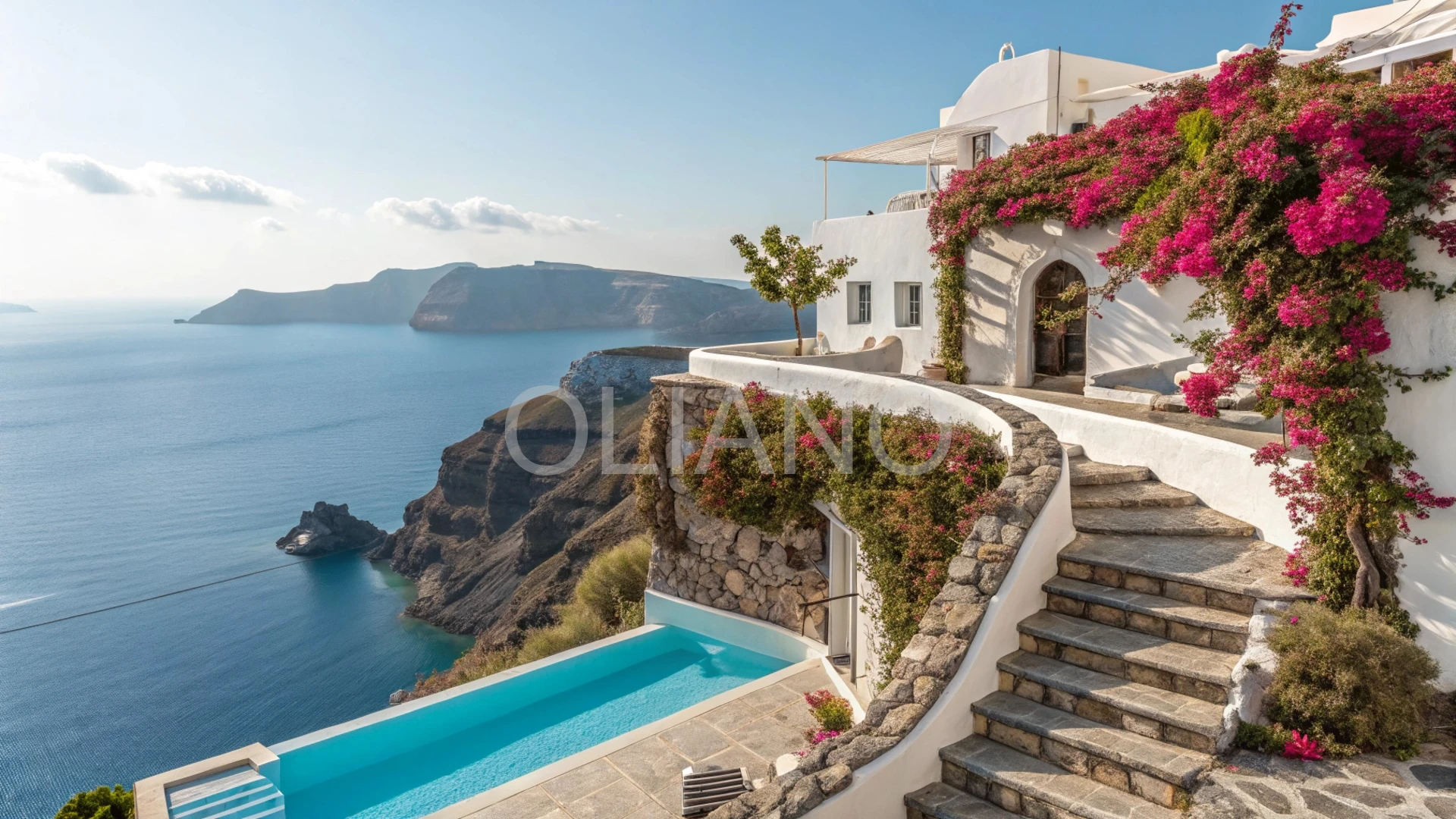 Santorini Cliffside Villa