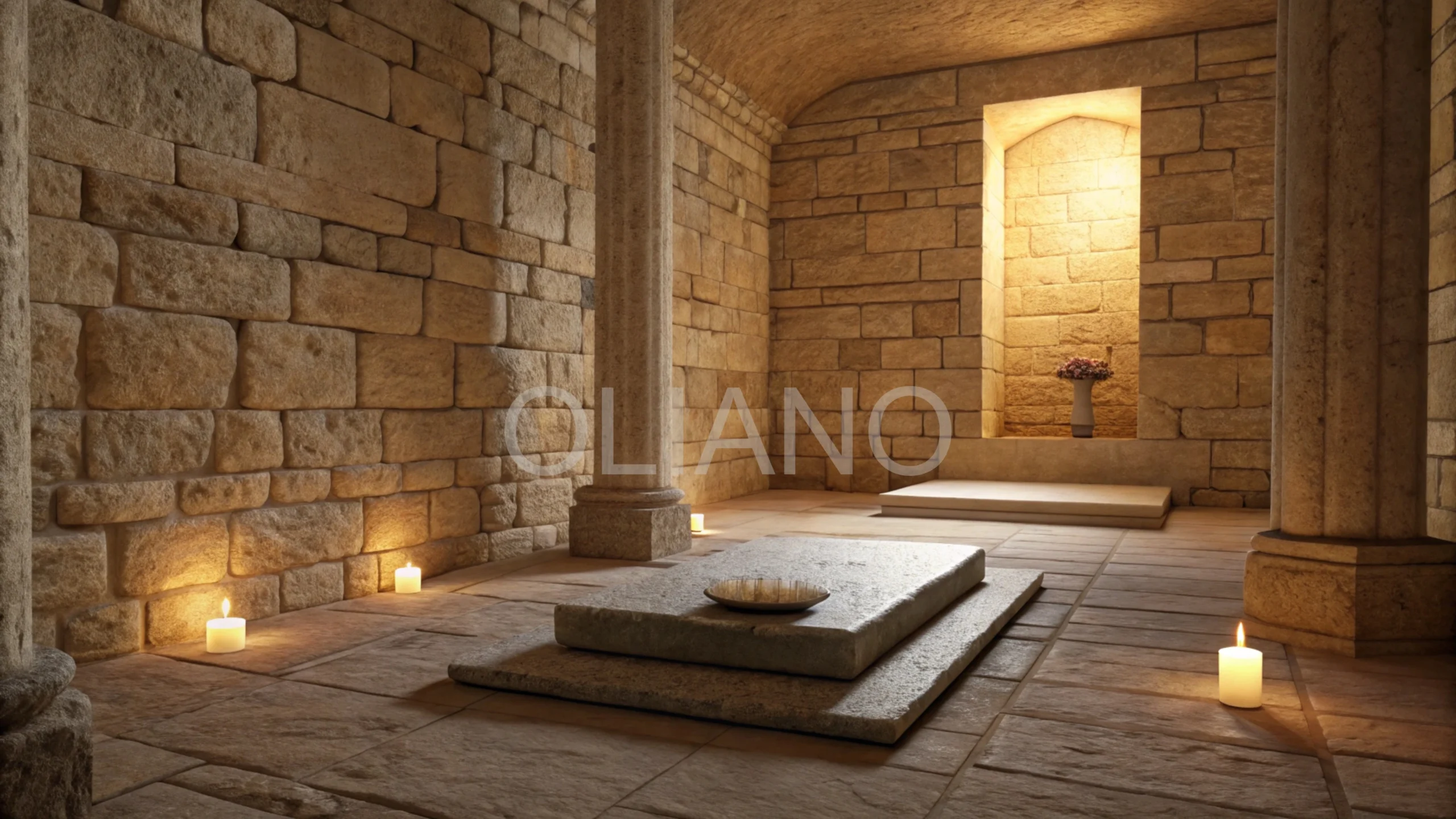 Stone Tablet Monastic Calm