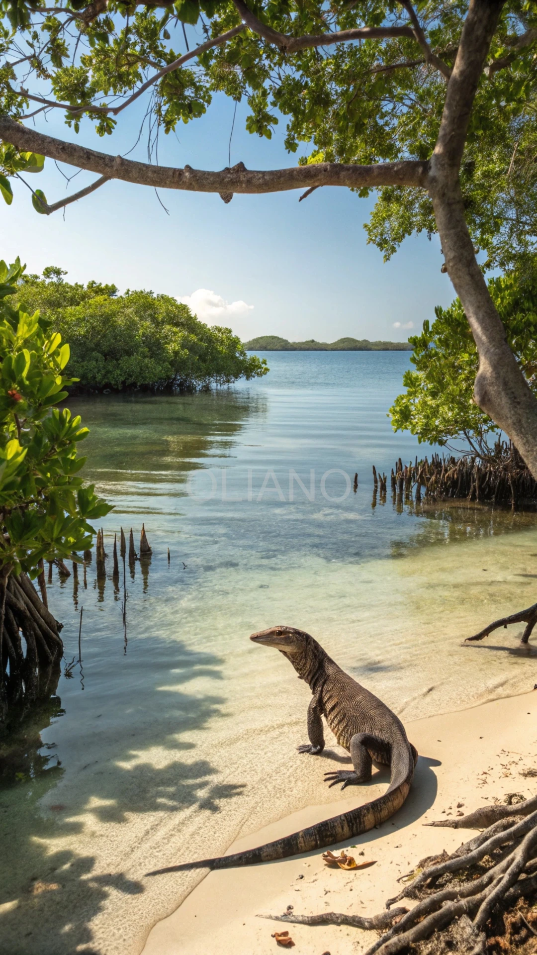 Monitor Lizard’s Lagoon Mosaic