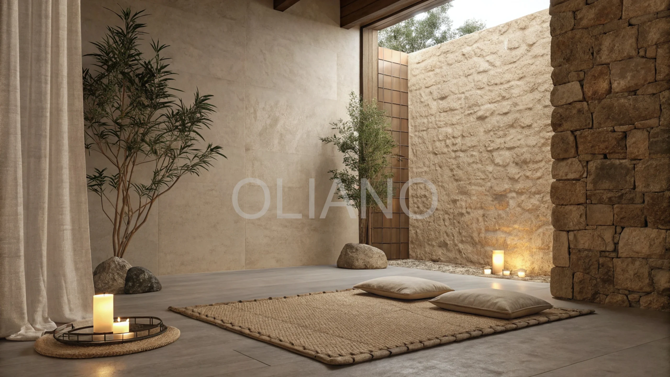 Woven Mat Monastic Calm