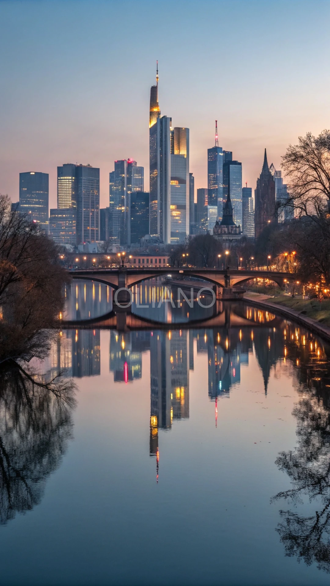 River Reflection City