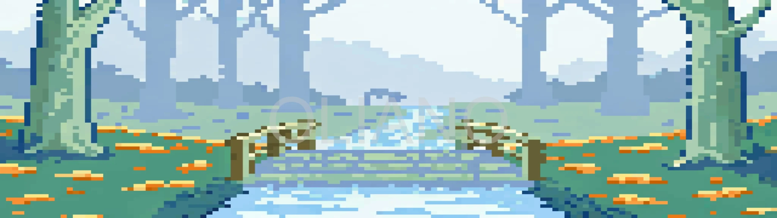 Autumn Forest Bridge