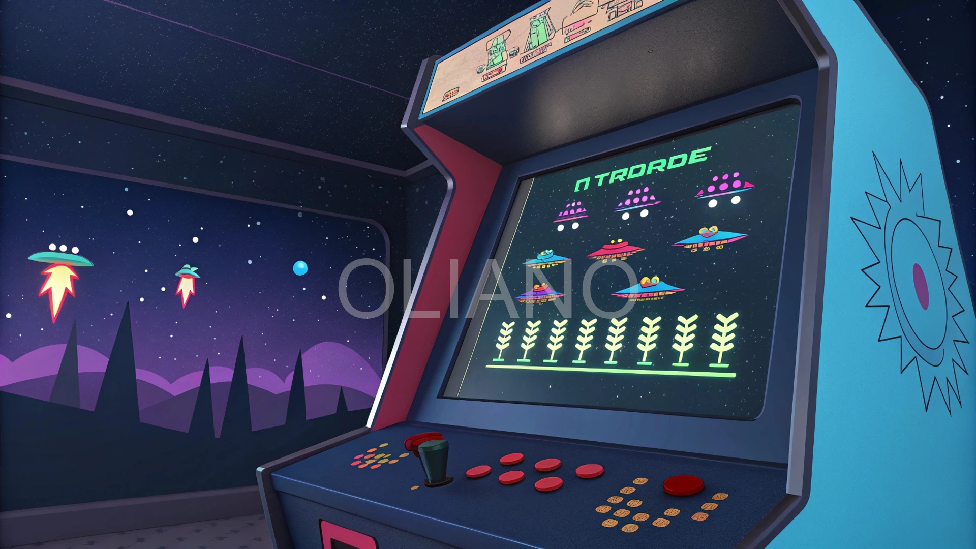 arcade space shooter