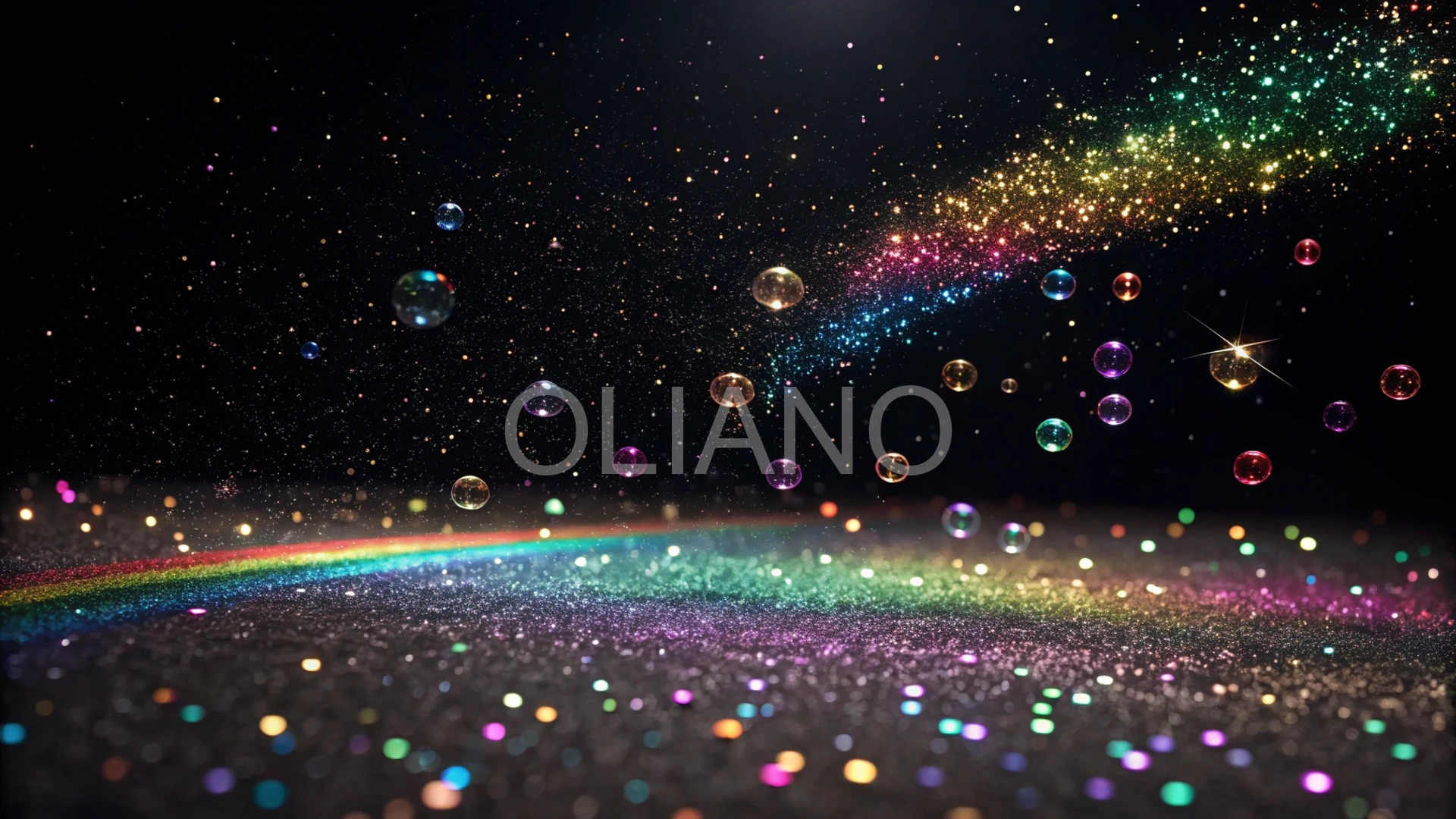 Holographic glitter scatter