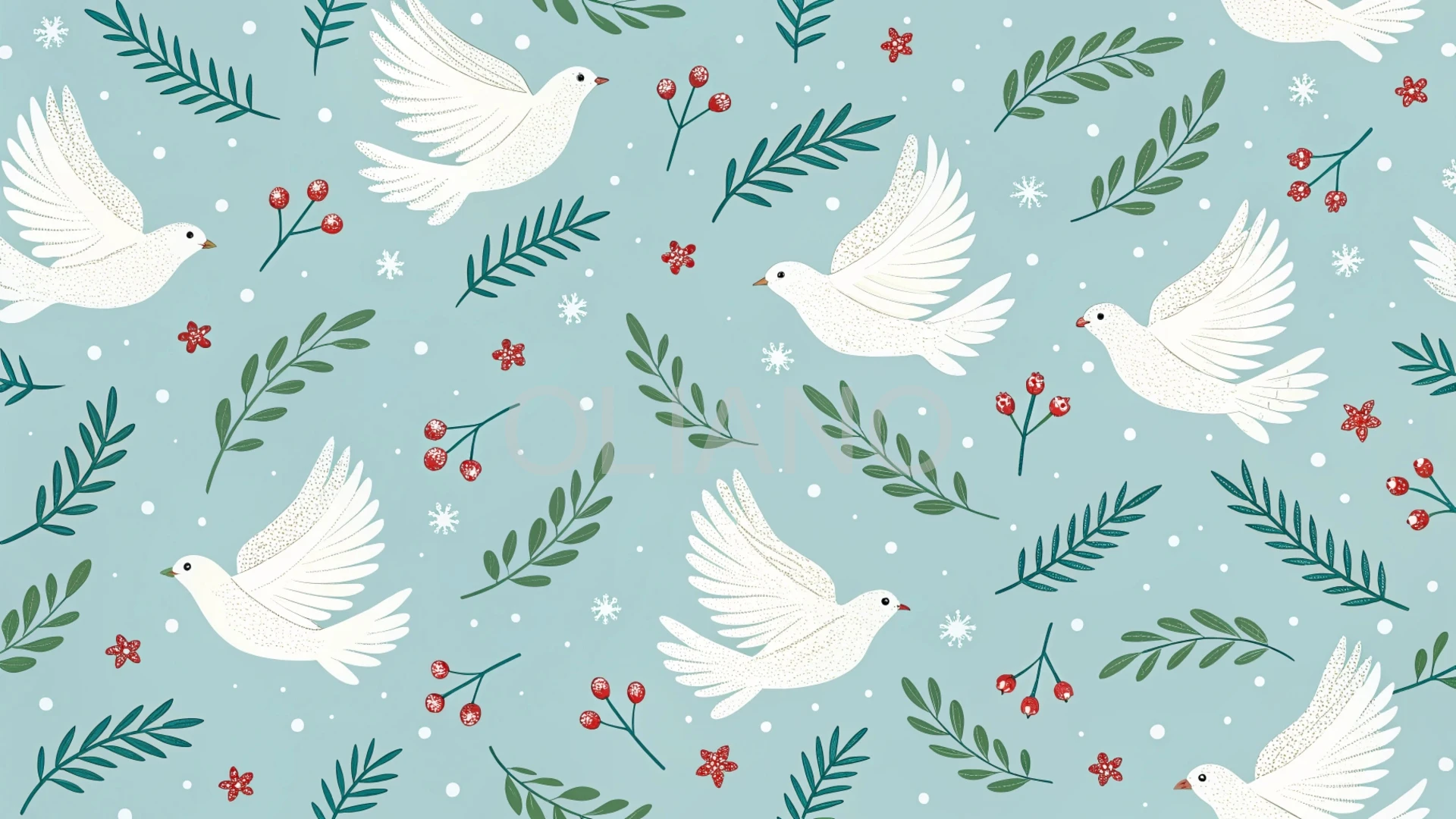 White dove pattern