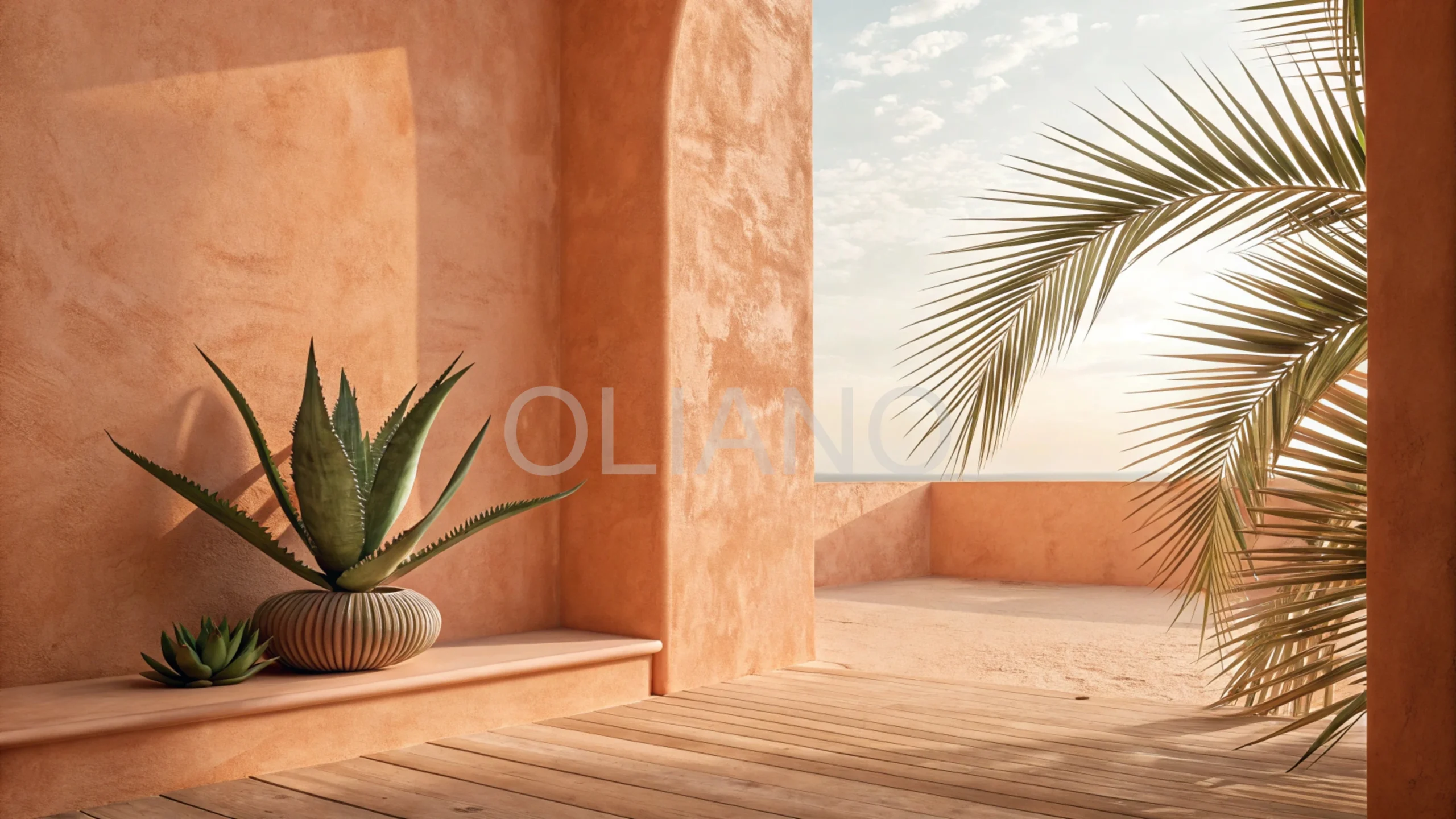 Aloe Leaf Desert Glow