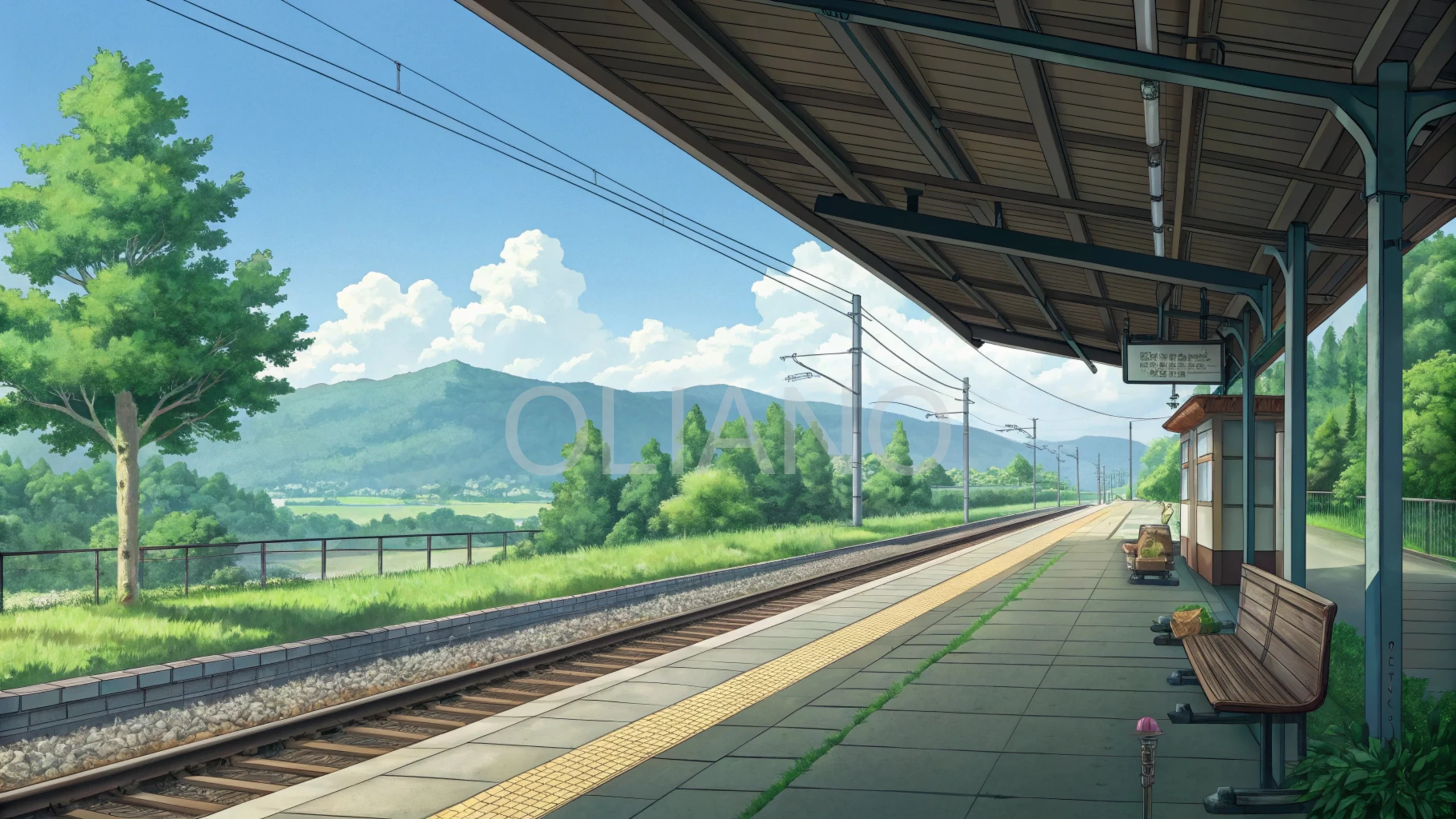 Rural Station Afternoon