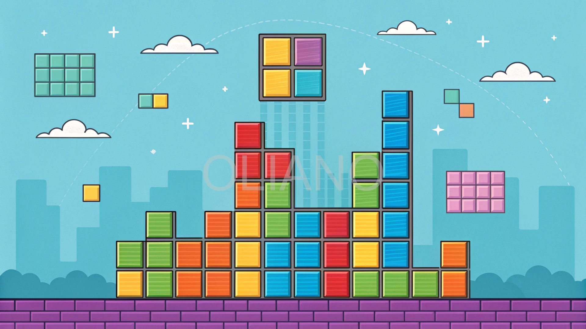 falling blocks puzzle