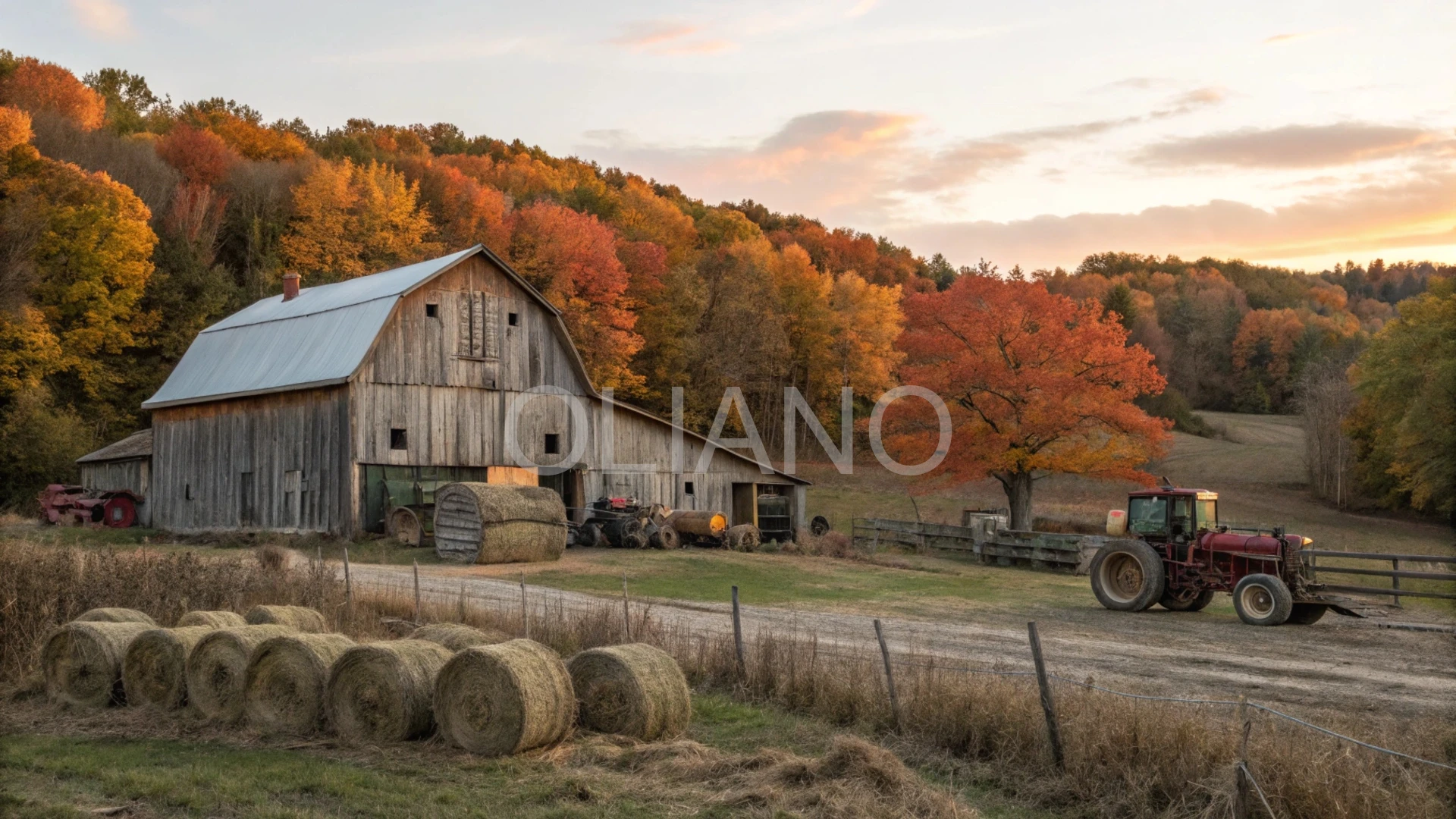 Rustic Autumn Barn