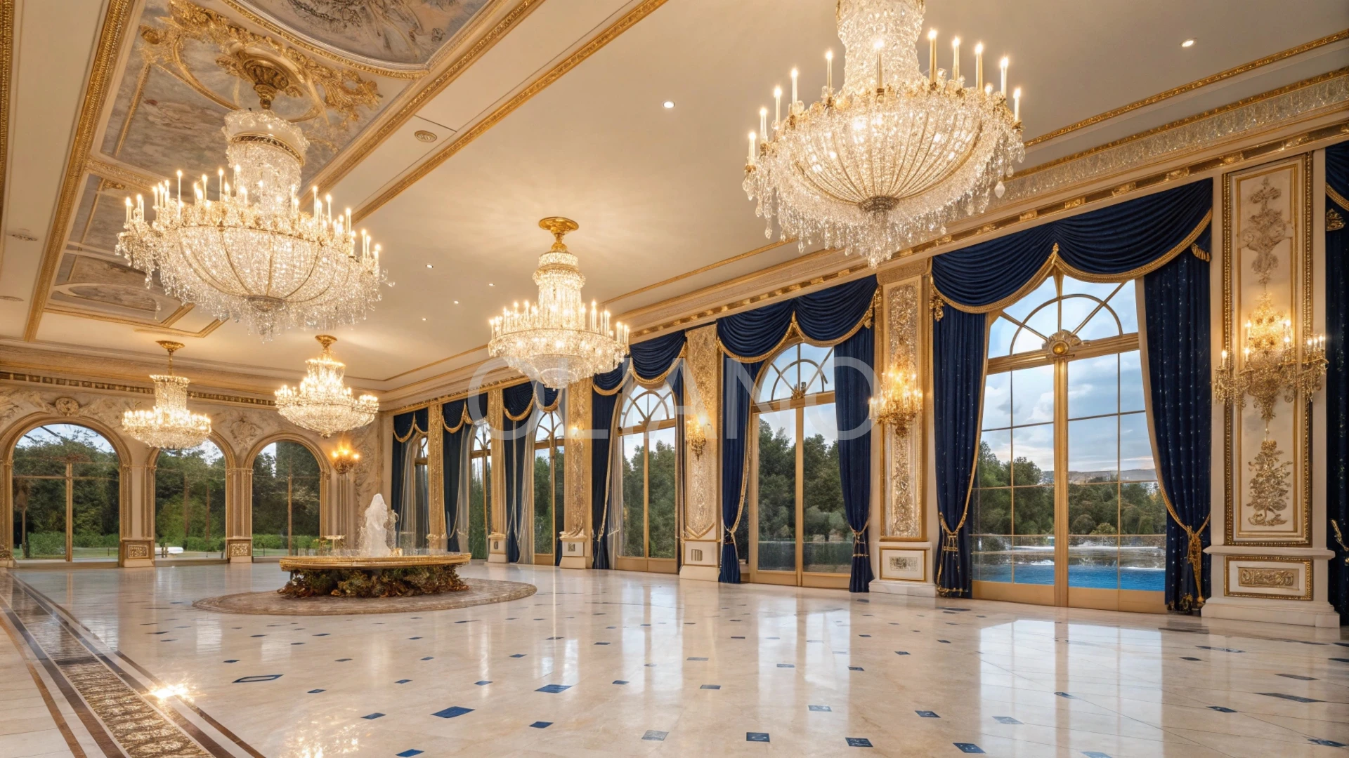 Golden Ballroom Elegance